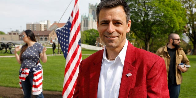 Ryan Kelley is a front runner in the GOP race for Michigan Governor.