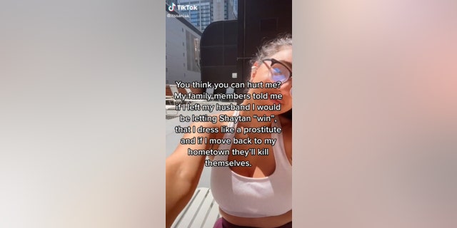 Some of Sania Khan's TikTok posts signaled a lack of support from her family over her life choices.