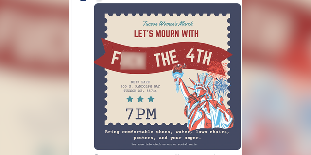 A local Arizona Democratic Party deleted a tweet promoting an event called "F--k the Fourth."