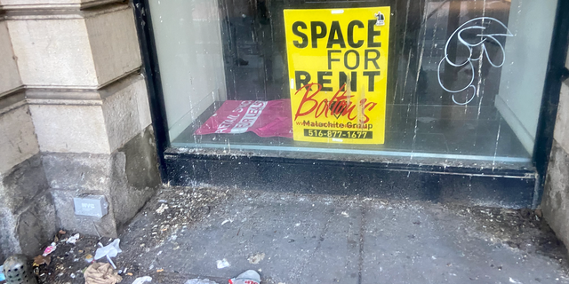 Many parts of Broadway are still bearing signs of destruction caused by BLM riots and COVID mandates that devastated the NYC business community.