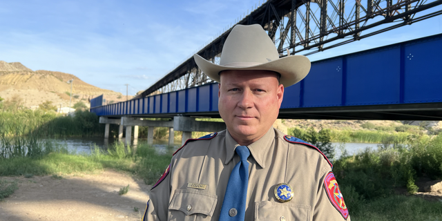 Texas Department of Public Safety Sgt. Marc Couch speaks with Fox News Digital on the banks of the Rio Grande about challenges Biden's border policies pose to Texas.