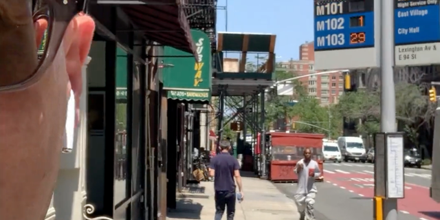 Upper East Side resident David Sivella said the man followed him about five blocks down Lexington Avenue before he encountered a police officer, and the man turned toward Central Park.