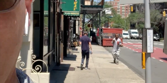 Upper East Side resident David Sibella said the man followed him about five blocks down Lexington Avenue before encountering a police officer who turned him toward Central Park.