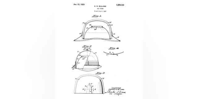 Edward Bullard invented his original "hard boiled" construction hat in 1919. He filed a patent for an improved hard hat in 1927; it was granted in 1929.