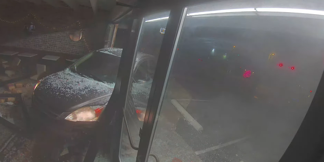 A car crashed into a donut shop in Nashville, Tennessee on July 7, 2022.