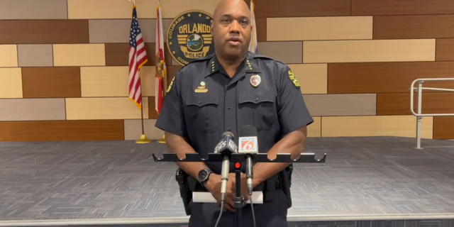 Orlando Police Chief Eric Smith shares details about a shooting the left seven people injured in downtown Orlando on July 31, 2022.