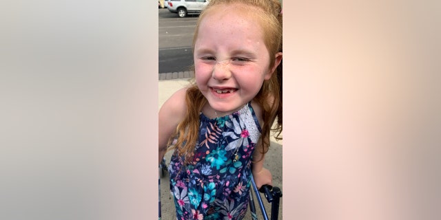 Shaylie Edwards, 6, was hit by a car when she was just 3 years old while crossing the street with her dad. 