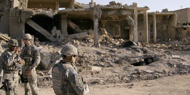 A photo of Benjamin Sledge's time in Iraq.