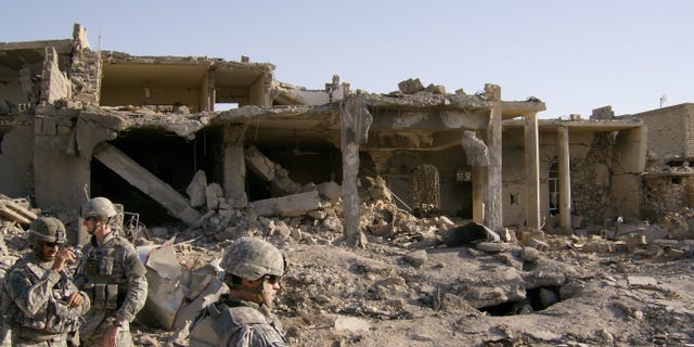 A photo from Benjamin Sledge's time in Iraq.