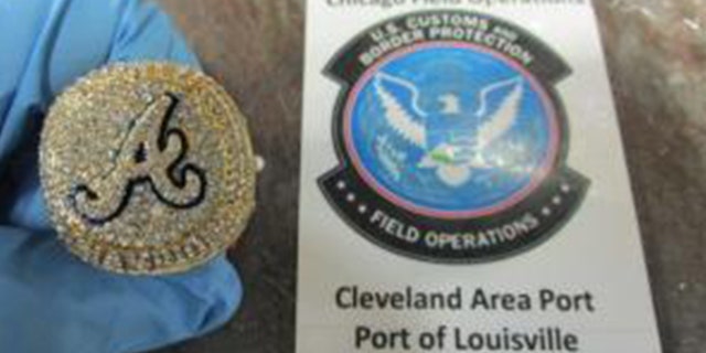 Sports Paraphernalia seized by CBP.