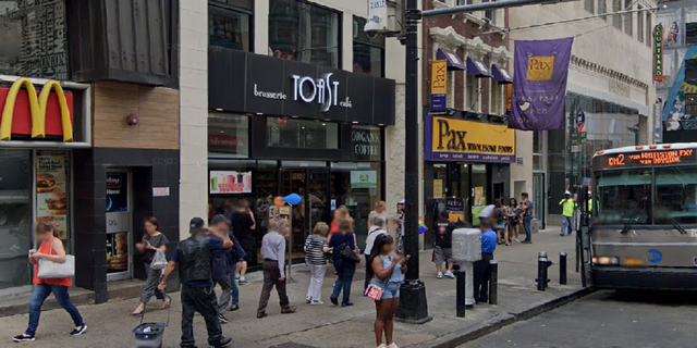 The Toast Cafe in Manhattan, where the robbery happened, according to police.