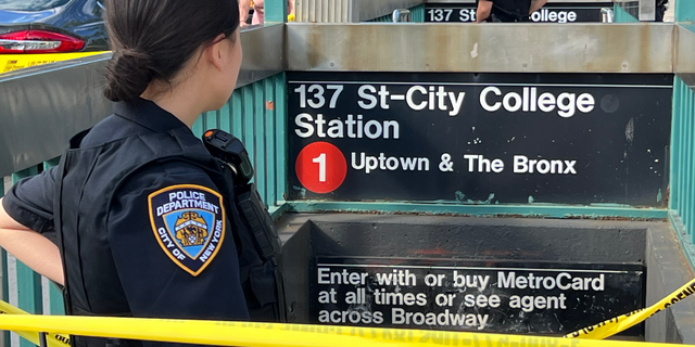 Police were responding to a crime in progress inside the 137 Street/City College train station and found the 14-year-old male on the northbound 1 line train platform with a stab wound to the abdomen.