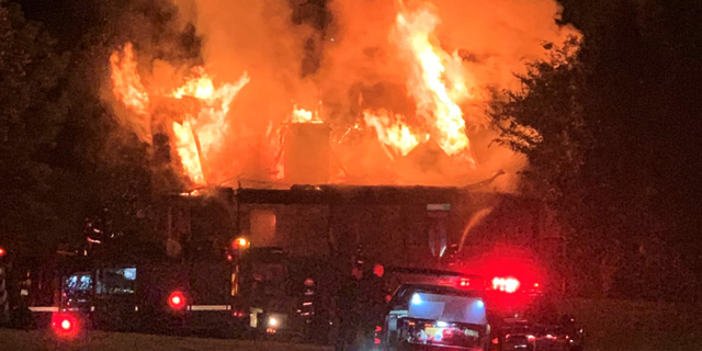 The fire began at around 2 a.m. on Friday in Waleska, Georgia, and the 10-year-old boy woke up to the sound of what he believed was fireworks, according to the Cherokee County Fire and Emergency Services.