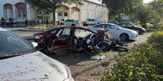 The driver of a car in Florida was arrested on Thursday and is being accused by police of playing "bumper cars" and causing a multi-car crash.