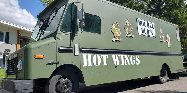 Double Dubs, of Laramie, Wyo., boasts a fleet of five food trucks offering wings made with hot sauce voted the best in America.