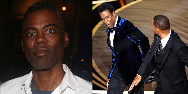 Chris Rock talked about the now-infamous Will Smith Oscars slap while performing a stand-up routine with Kevin Hart in New Jersey on Sunday.