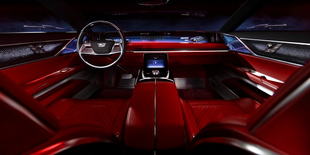 The Celestiq has a 55-inch digital display.