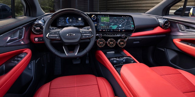 The Blazer EV features Camaro-inspired styling.