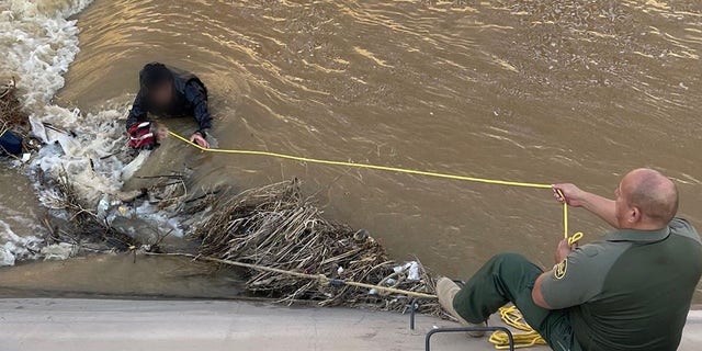 Border trol agents in Texas' Elso Sector rescued two migrants who jumped into a canal and nearly drowned in the swift current, the agency said.