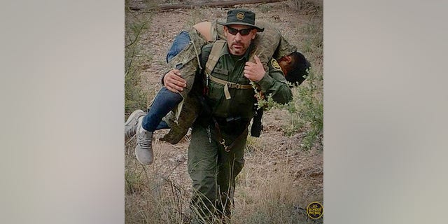 Border Patrol agents from the Lordsburg Station in New Mexico found an injured juvenile in the Animas Mountains and carried him one mile down the mountain over their shoulders, the agency said.