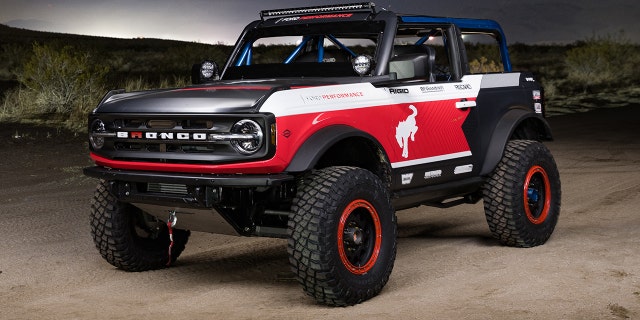 Ford has entered a racing Bronco in the 4600 class of the Ultra4 series.