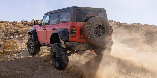 The Bronco Raptor's 37-inch tires are the largest available on any SUV from the factory. 