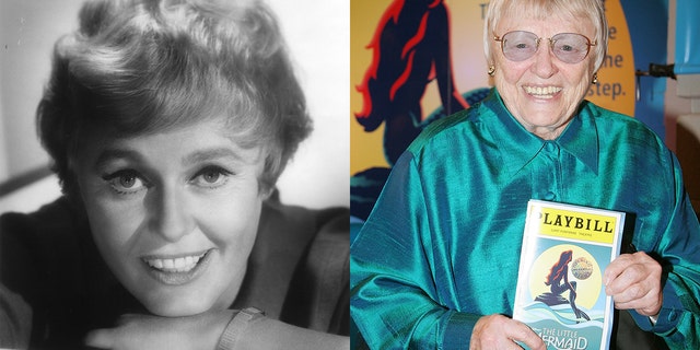 Pat Carroll, best known for voicing the character Ursula in "The Little Mermaid," died Saturday at the age of 95. At left, she is pictured in 1971; at right, she is shown at the opening of "The Little Mermaid" on Broadway in 2008.