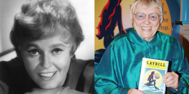 Pat Carroll, best known for voicing the character Ursula in "The Little Mermaid," died Saturday at the age of 95. At left, she is pictured in 1971; at right, she is shown at the opening of "The Little Mermaid" on Broadway in 2008.