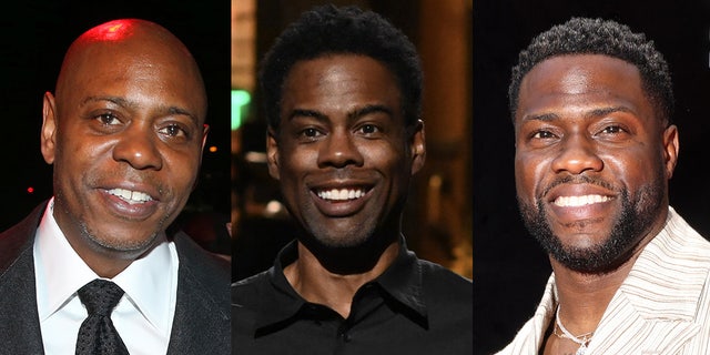 Dave Chappelle made a surprise appearance on stage opening for Chris Rock and Kevin Hart at Madison Square Garden in New York City on July 24, 2022.
