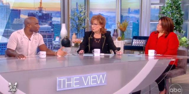 Charlamagne Tha God (left) appeared on ABC's "The View" Monday.
