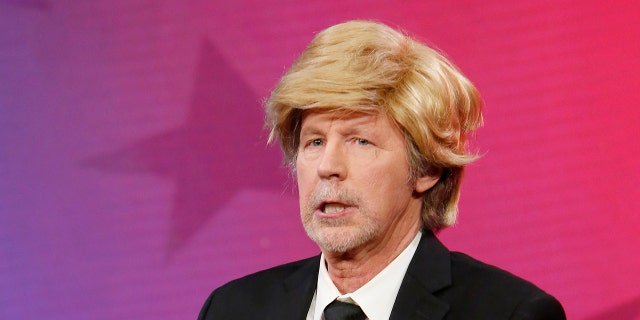 "Jimmy Kimmel Live!" guest host Dana Carvey impersonates former President Trump. 