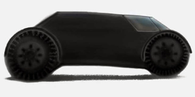 The Donda Foam Vehicle concept features airless tires.