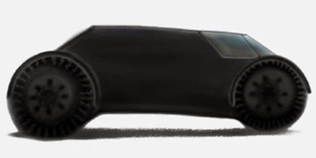 The Donda Foam Vehicle concept features airless tires.