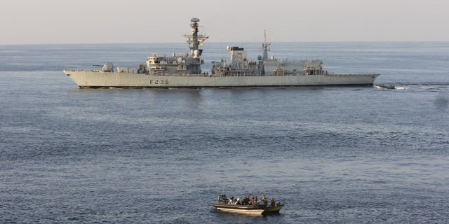 British Royal Navy Gulf of Oman off of Iran.