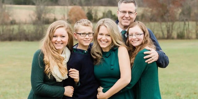 Neil Parrott and his family