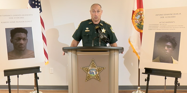 A Florida homeowner will "absolutely not" face charges after firing an "AK-47-style gun" at suspected home invaders, Escambia County Sheriff Chip Simmons said.