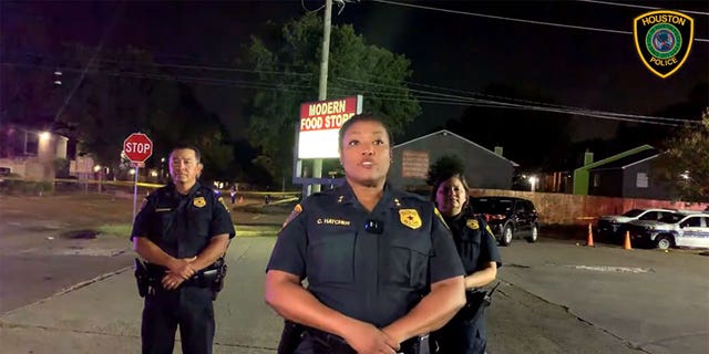 Houston Police Assistant Chief Chandra Hatcher  delivers an update on a shooting that left a 5-year-old dead and an 8-year-old wounded