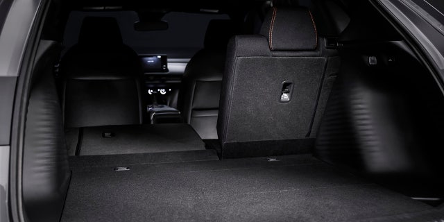 The Honda HR-V has a 24.4 cubic foot cargo area and fold-down rear seats.