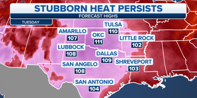 Heat wave hitting several states.