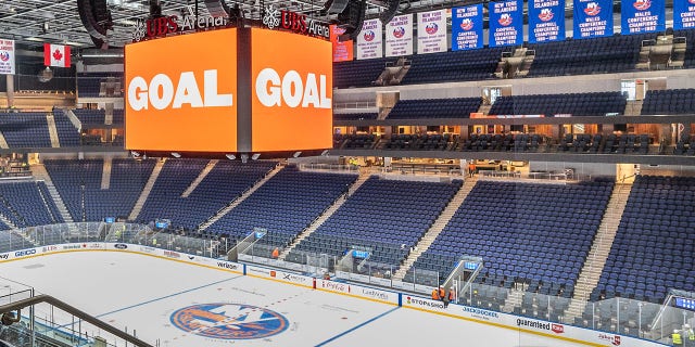UBS Arena in Elmont, N.Y., Nov. 17, 2021.
