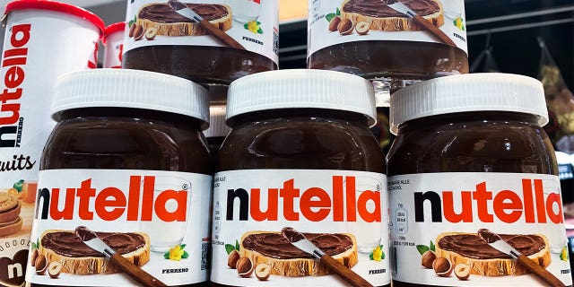 Nutella jars
