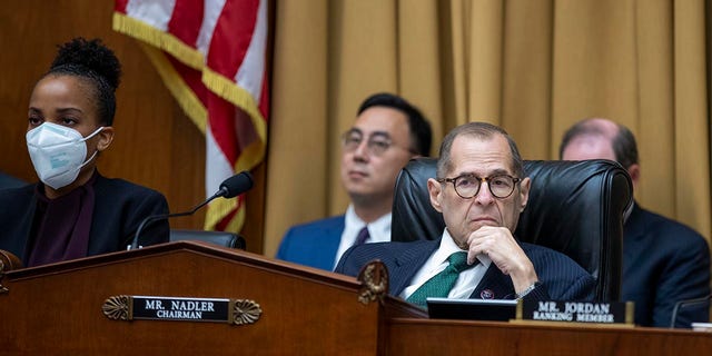 Chairman Jerry Nadler, D-N.Y., looks on during a hearing of the House Judiciary Committee on Capitol Hill on July 14, 2022, in Washington, DC. 