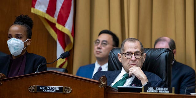 Chairman Jerry Nadler, D-N.Y., looks on during a hearing of the House Judiciary Committee on Capitol Hill on July 14, 2022, in Washington, DC. 