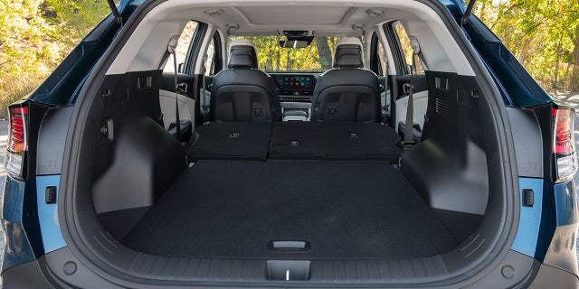The Kia Sportage Hybrid has a large cargo area.