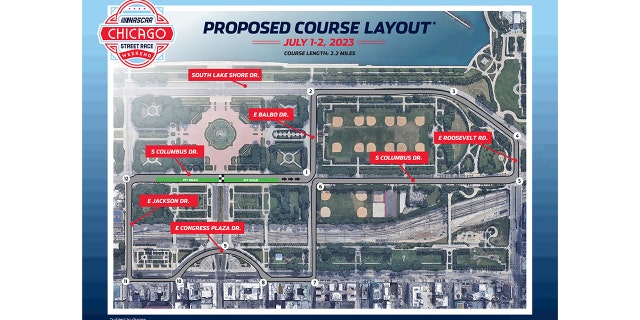 The 2.2-mile track will be held on the streets near Grant Park.