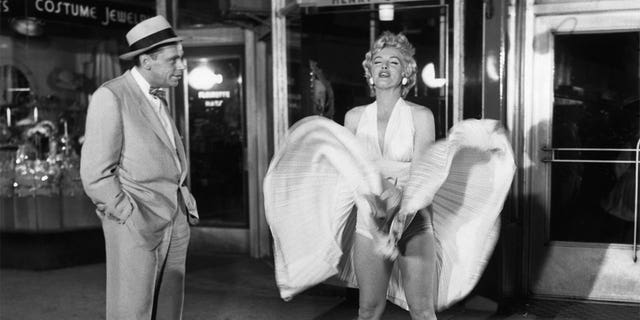 This scene from "The Seven Year Itch" became on of Monroe's most well known.