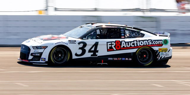 McDowell's Front Row Motorsports Ford Mustang raced with an illegally modified part.