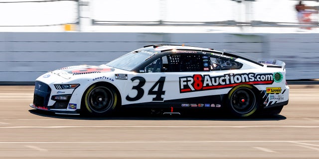 McDowell's Front Row Motorsports Ford Mustang raced with an illegally modified part.
