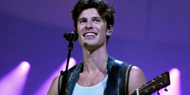 Shawn Mendes performs at opening of tour