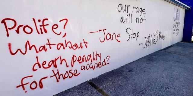 A Miami clinic was vandalized days before a state judge blocked Florida's 15-week aborition ban